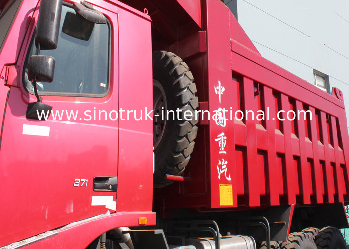 Hydropower Construction Tipper Dump Truck , SINOTRUK Coal Mining Dump Trucks