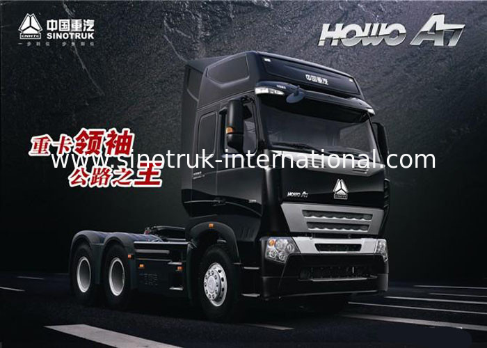 6×4  Trailer Tractor Head Trucks 60-70 Tons Great Loading Capacity , IFA
