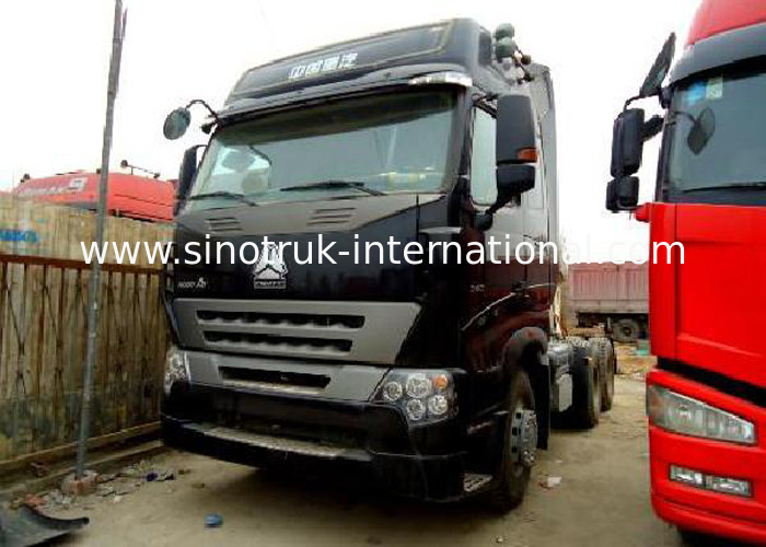 6X4 HOWO Heavy Duty Tractor Trucks , 4 Stroke Electronic Fuel Injection Diesel Engine Tractors And Dump Trucks