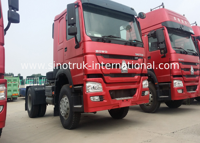 High Performance Tractor Head Trucks , 266-420hp Sinitruk Tractor Trailer Truck