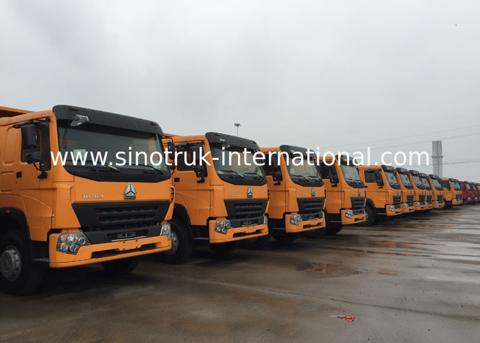 LHD 6X4 Heavy Duty Tipper Dump Truck 10 Wheels 30 - 40 Tons For Mining Industry
