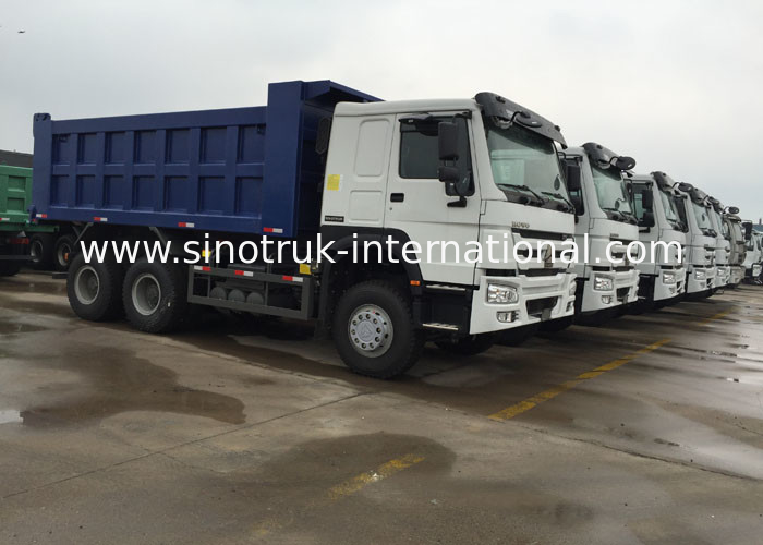 SINOTRUK HOWO Tipper Truck 266HP 6X4 LHD 10 - 25CBM Commercial Dump Truck
