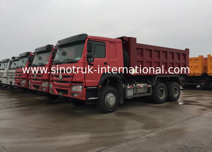 266HP 10 Wheels Tipper Dump Truck RHD T Type Lifting High Loading Capacity