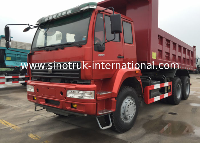 Medium Length LHD 6X4 Tipper Dump Truck SINOTRUK Golden Prince 290HP For Mining
