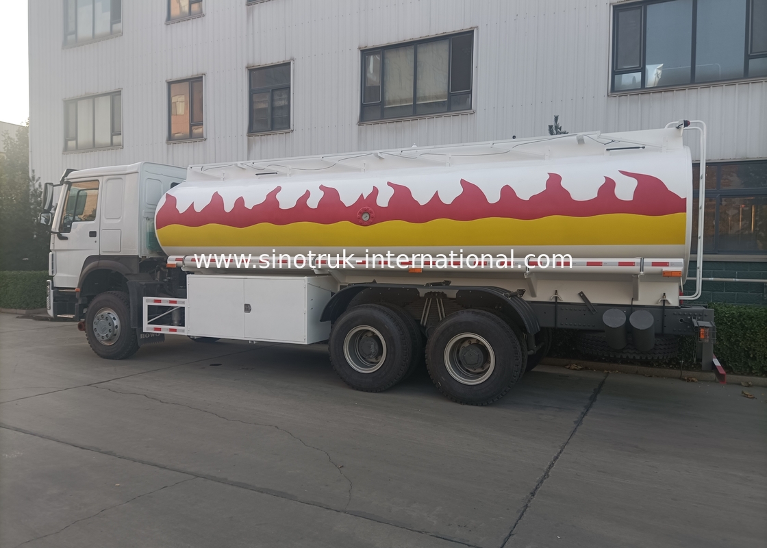 20CBM Sinotruk Howo Semi Truck Fuel Tank 6x4 Lhd Euro2 371hp