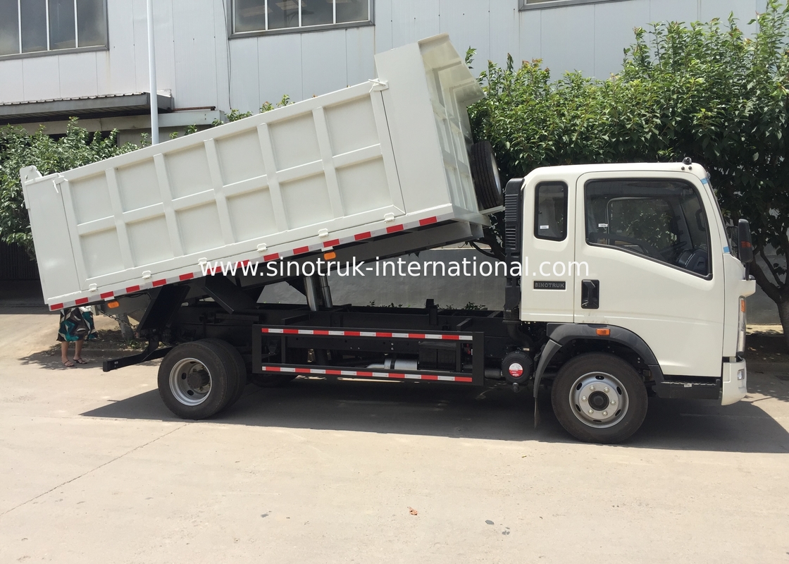 4×2 Rhd 8 Tons Dumper Tipper Truck 116hp For Mining Using