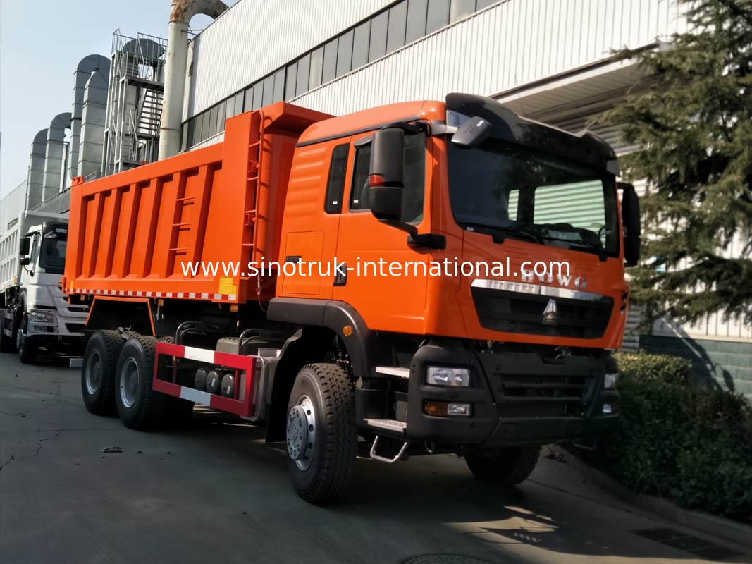 HOWO Dump Truck Sinotruk 371HP TXcab Sunset Orange ZZ3257N384GB1