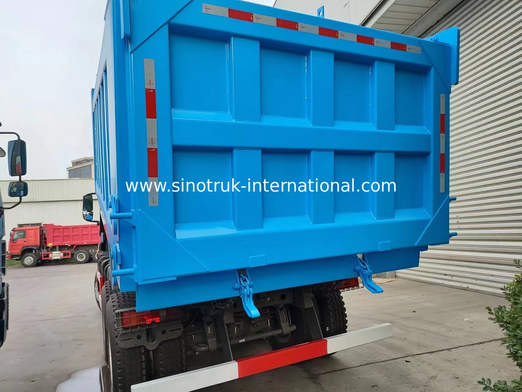 Blue LHD 6×4 10 wheels HOWO Tipper Dump Truck High Horsepower 371HP