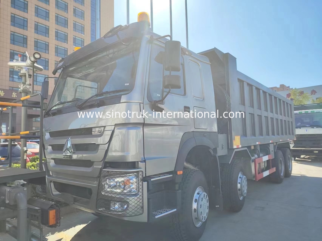 RHD 8×4 12wheels High Horsepower HOWO 26CBM Tipper Truck 380HP Low Fuel Consumption