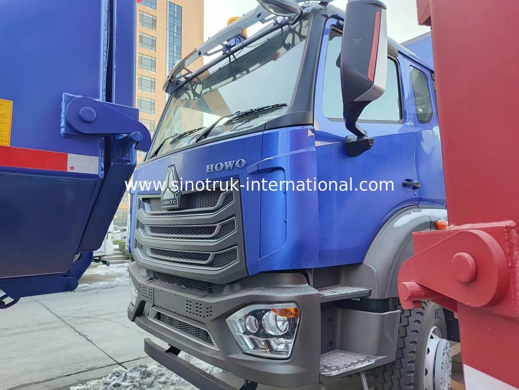 RHD 8×4 10wheels 380HP Blue HOWO Tipper Truck High Horsepower
