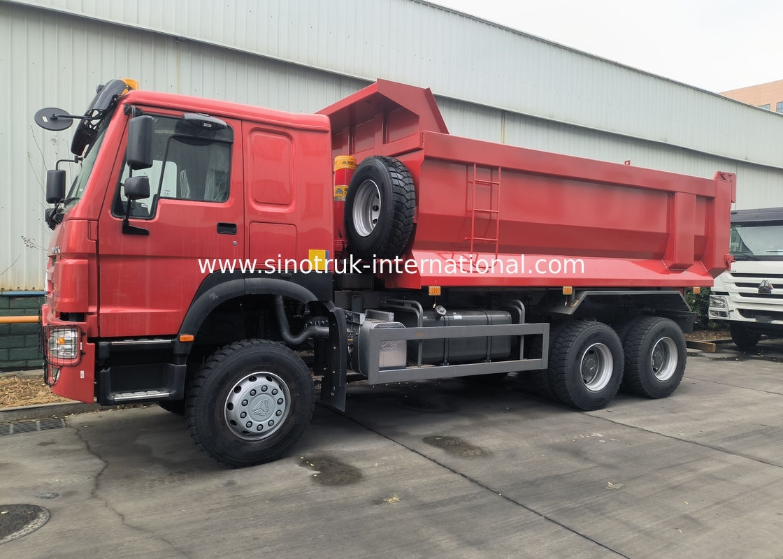 Sinotruk Howo Tipper Dump Truck 380Hp 6 × 4  20CBM U Type Box 10 Wheels