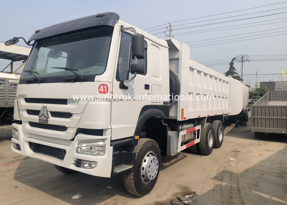 Sinotruk Howo Used Tipper Dump Trucks 371Hp Or 375 Hp 6 × 4  Refurbishment