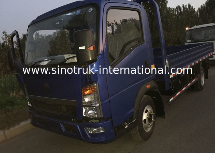 Single Row HOWO Light Duty Trucks ZZ1047C3414C1R45 With A/C, Two Seats