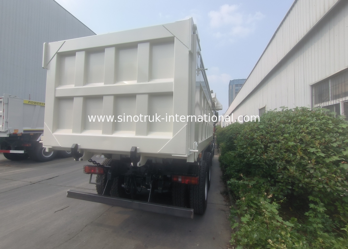 Sinotruk Tipper Dump Truck  Brand New 6 × 4  Nx 20CBM White With Automatic Tarpaulin