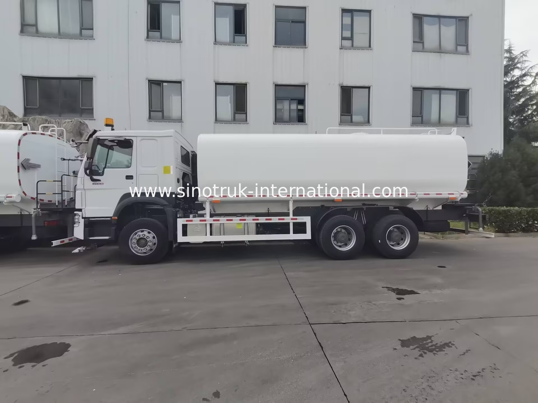 Sinotruk HOWO White RHD 6x4 Water Tank Truck ZZ1257V4347B1 With High Pressure Flush Function
