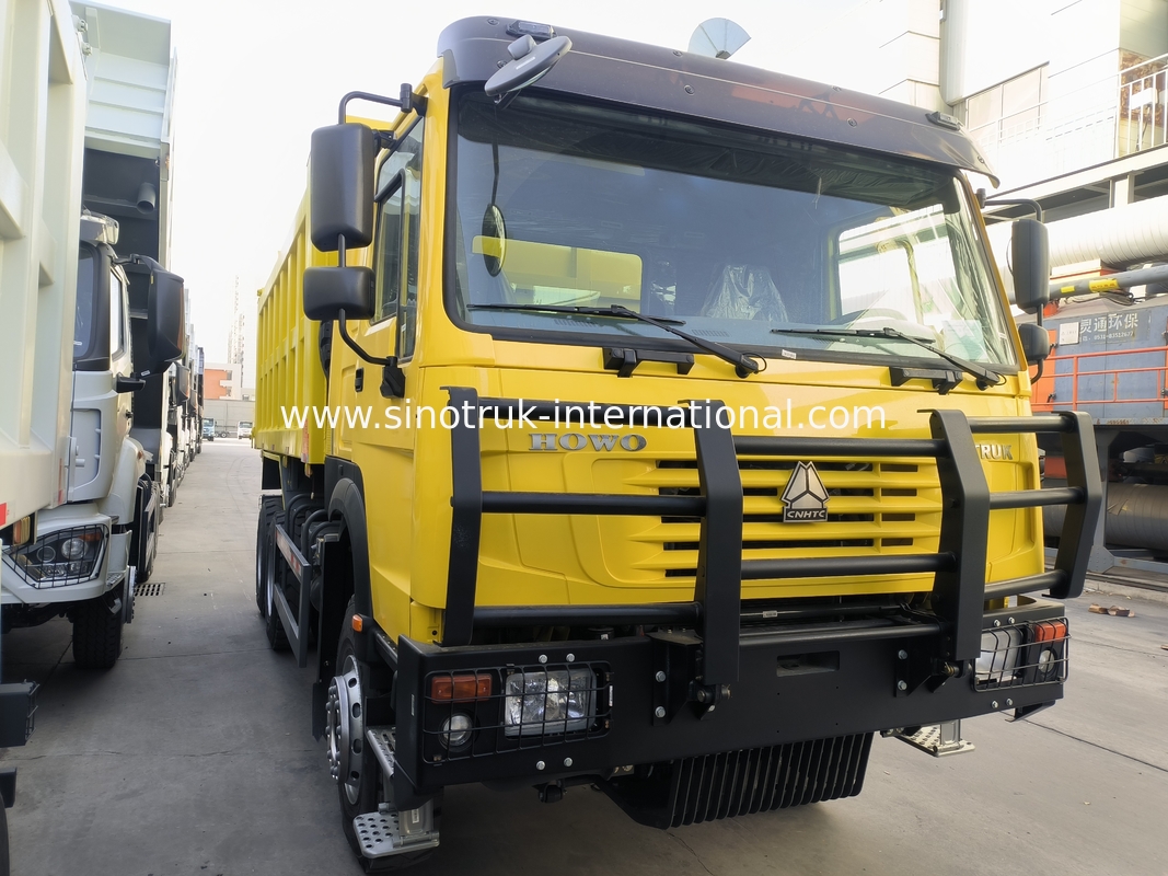 Sinotruk Howo Tipper Dump Truck  6 × 4  Lhd 10 Wheels 20CBM Cargo Box Mining Tires
