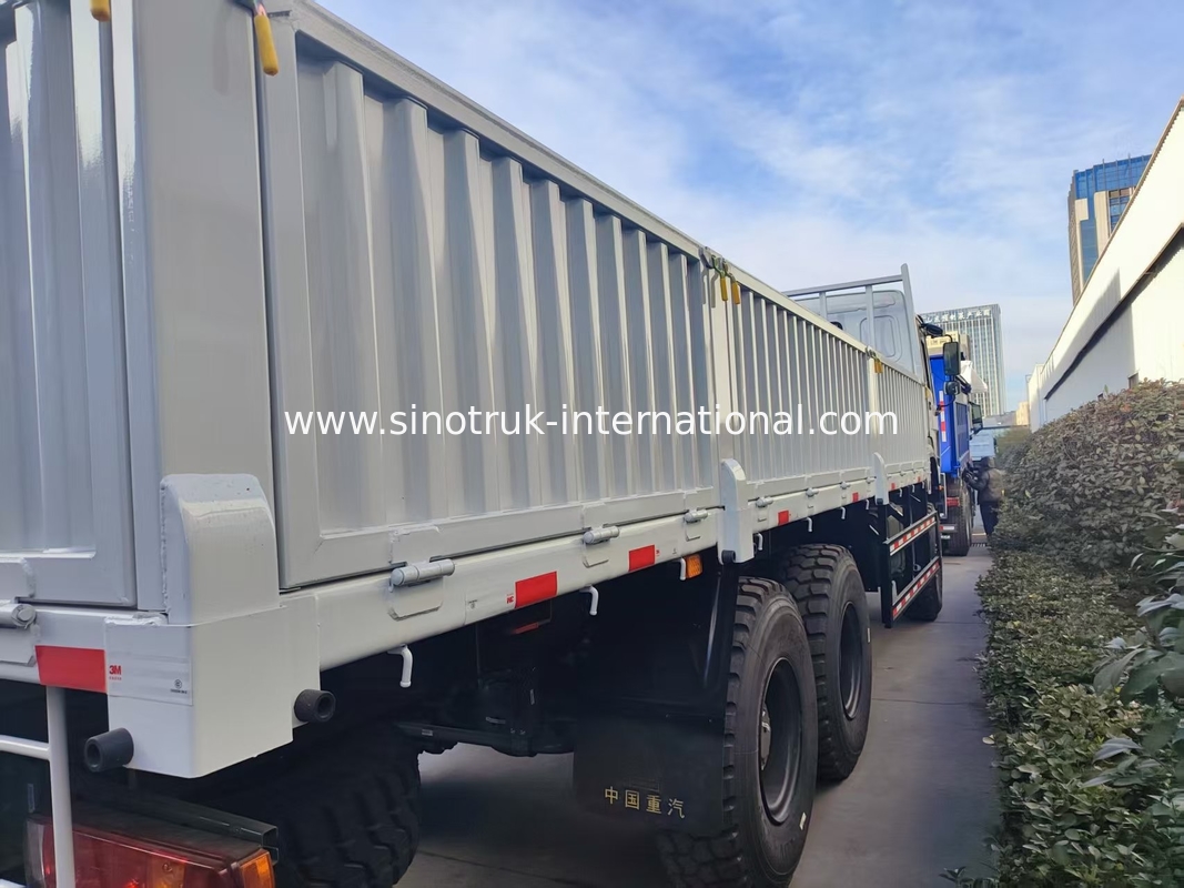 Unleash Power and Versatility All Conquering White HOWO 6x6 400HP Off - Road Cargo Truck