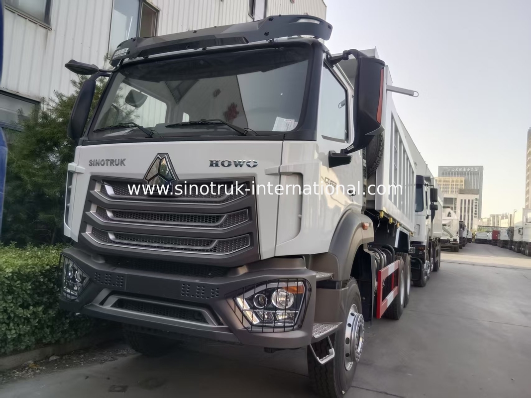 2 Passengers Sinotruk Hohan Tipper Dump Truck Weichai Engine 6 × 4 LHD 380HP With Manual Transmission Type