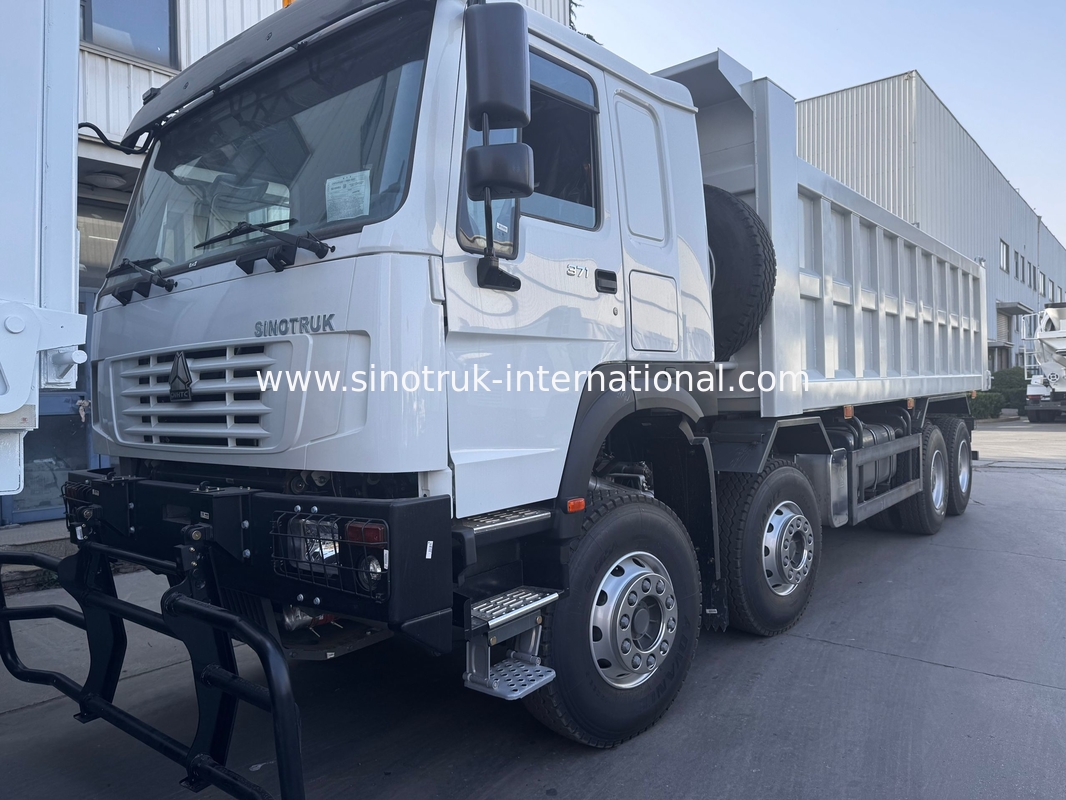 SINOTRUK HOWO 371HP Tipper Dump Truck Construction Old Front Face Military Bumper For Mining Areas