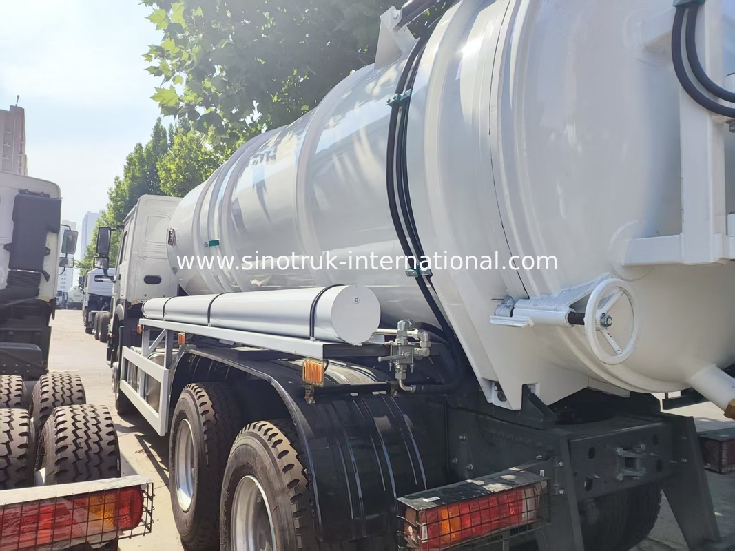 HOWO 6*4 16CBM 380HP Sewage Cleaning Truck High-Power Performance Meets Efficient Multifunctional Cleaning Solutions