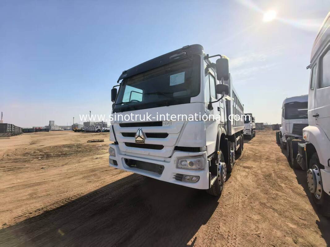 375 Horsepower Tipper Dump Truck with 40-50 Tons Load Capacity and 7300mm Cargo Box Length