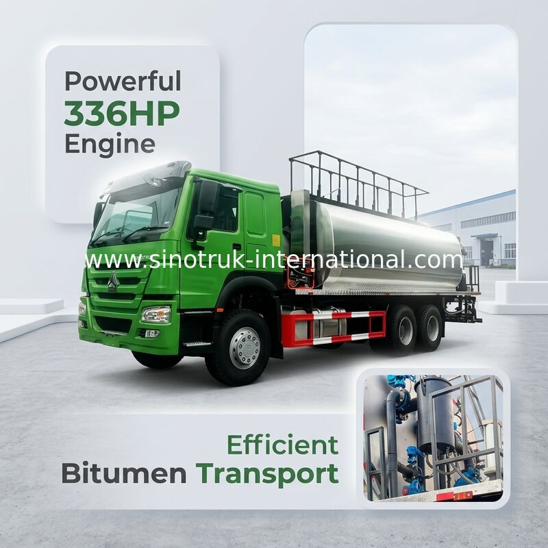 HOWO 7 Bitumen Truck 6X4 Right Hand Drive Type