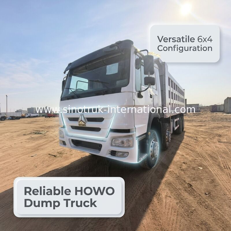 Tipper Dump Truck Heavy-Load Mover with 40-50 Tons Load Capacity, 375 Horsepower Diesel Engine, and 7300mm Cargo Box Length