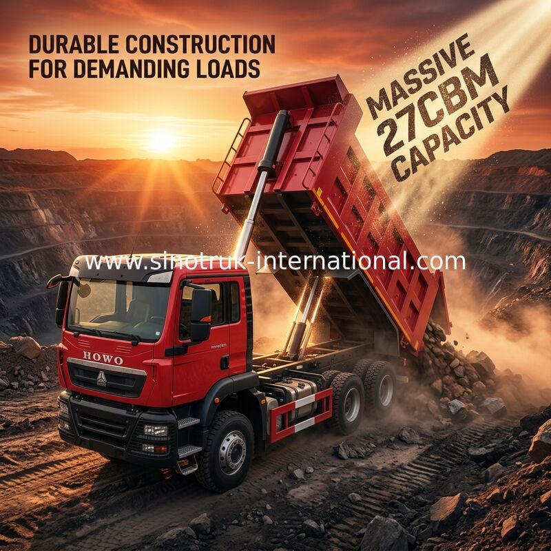 SINOTRUK 6*4 Tipper Truck for Euro 2 Emission Standard and Heavy-Duty Transportation