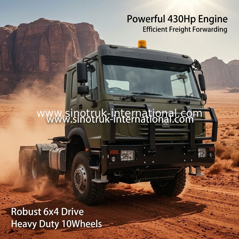 SINOTRUK HOWO Tractor Truck Brand New 430Hp 10Wheels 6 × 4