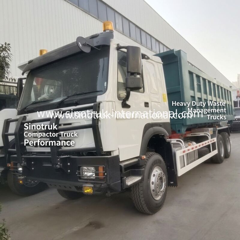 Hydraulic Control System Garbage Collection Truck with 340HP Engine and 20-25CBM Capacity