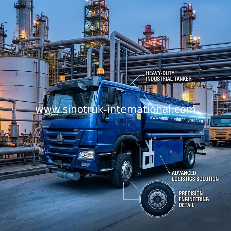 300 Hp Oil Tank Truck with 10CBM Capacity and SINOTRUK Chassis for Efficient Petroleum Transport