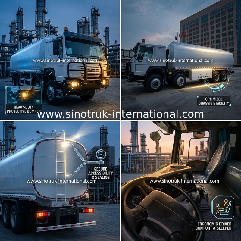400Hp Engine Output Oil Transport Truck The Perfect Solution for Safe Oil Delivery