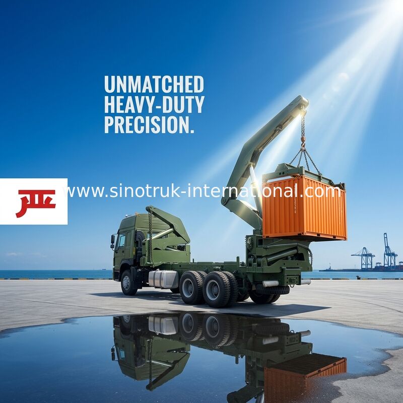 20 / 40 Feet Container Side Loader Truck 37 Tons For Container Loading And Lifting