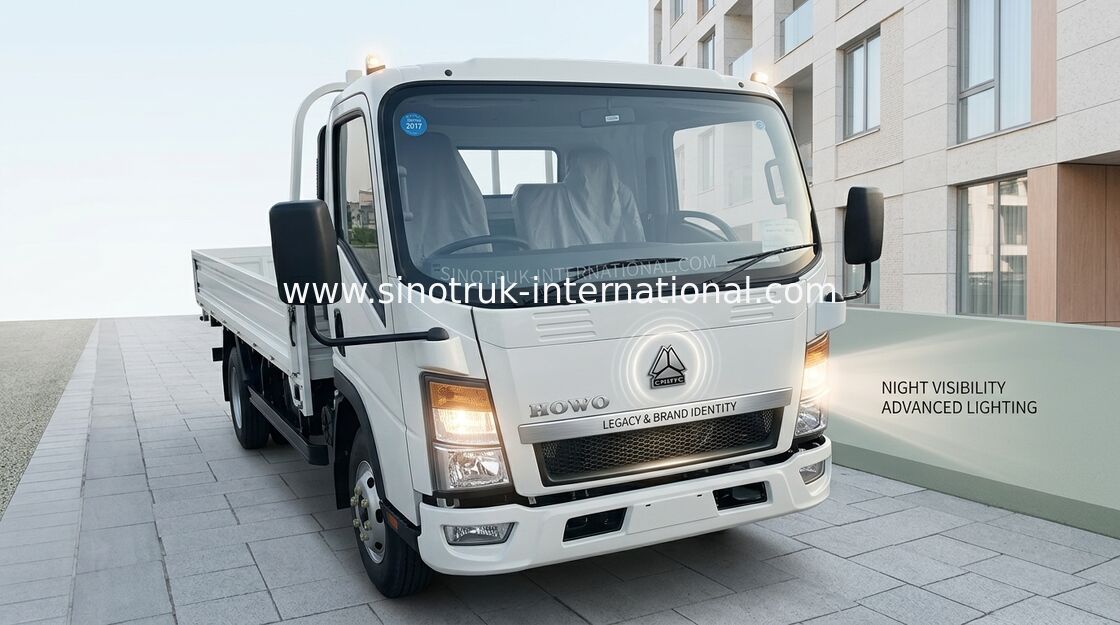 SINOTRUK HOWO Light Truck  3-5 Tons 6 wheels LHD for Logistics ZZ1047D3414C143
