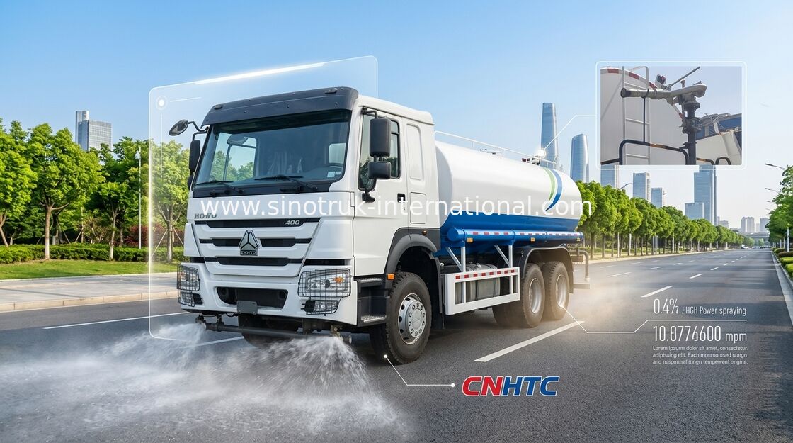 HOWO 6*4 Drive 400HP 18m³ Large-Scale Engineering Water Sprinkler Truck (Water Truck/Water Sprayer, Suitable for Road Dust Suppression and Irrigation)