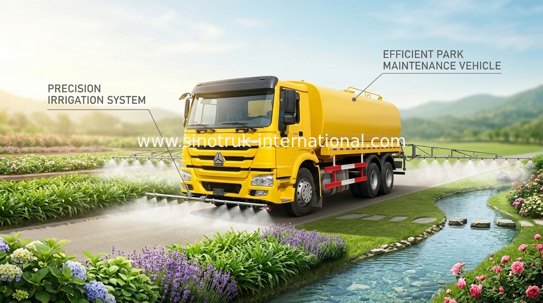 Internal Anti - Corrosion Water Tank Truck , Water Transport Trucks 21-25CBM