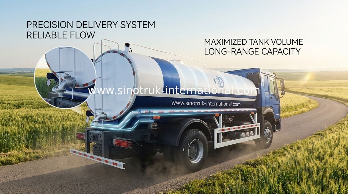 HOWO SINOTRUK Water Tank Truck 300HP Tank Transport