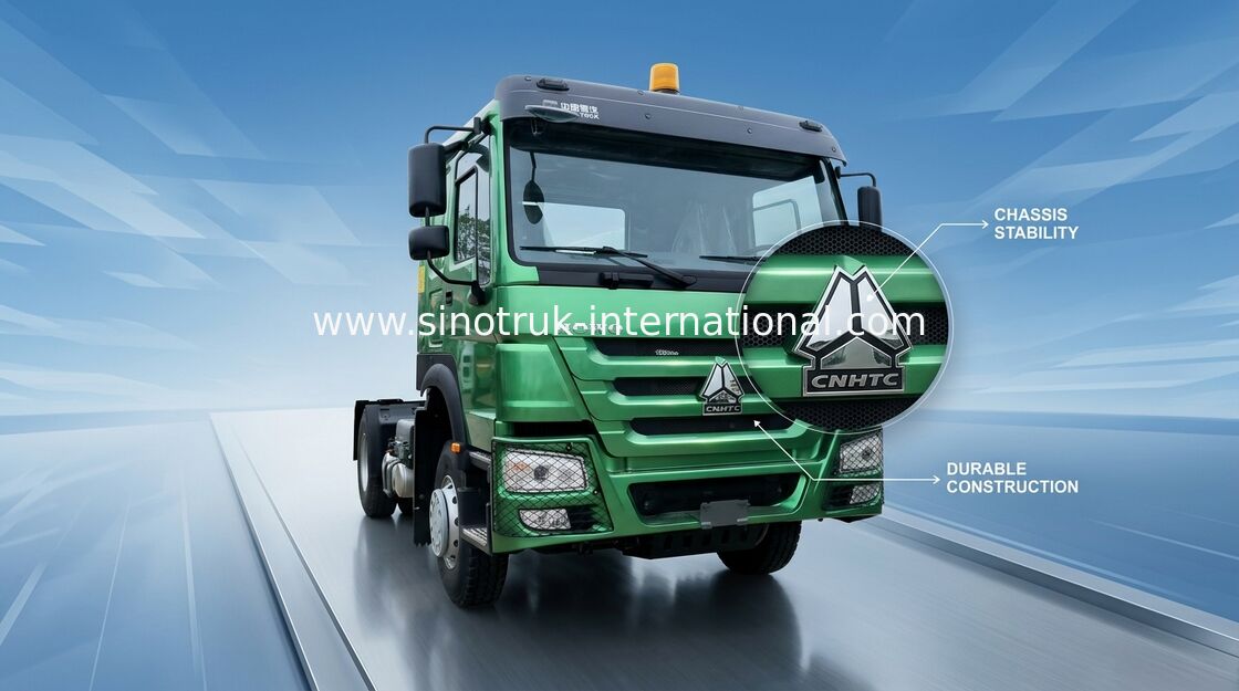 Sinotruk Howo Tractor Truck Brand New 400Hp Lhd 6Wheels  4 × 2