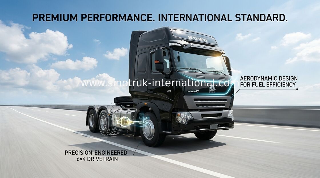 High Efficiency Heavy Duty Tractors And Dump Trucks For Towing Semi Trailer