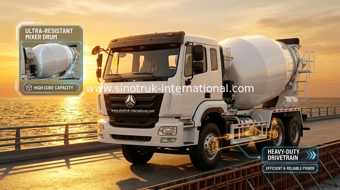 SINOTRUK HOHAN Concrete Mixer Pump Truck Euro2 290HP 6X4 ZZ5255GJBM3846B1