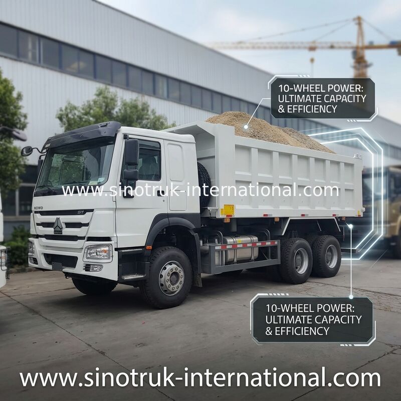 HOWO 371HP 6×4 Left-Hand Drive Mid-Rise Dump Truck