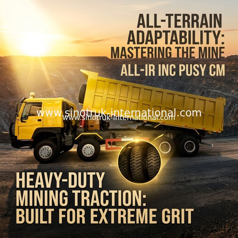 Sinotruk Howo Tipper Dump Truck 400Hp 8 × 4  50-60Tons Lhd 12 Wheels Big tray