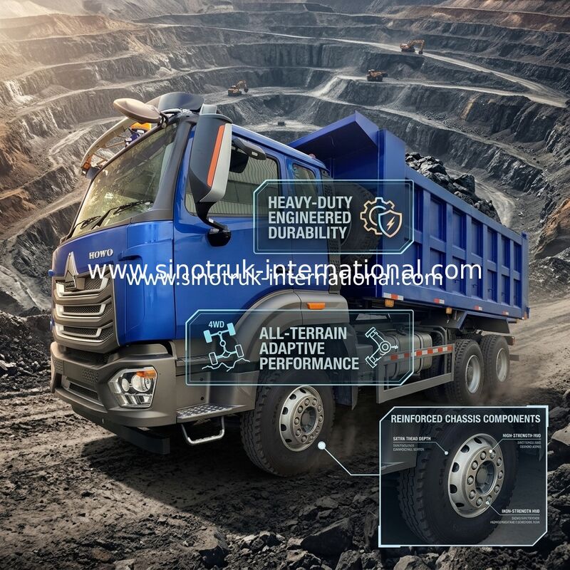SINOTRUCK HOWO RHD 6×4 Tipper Dump Truck For 40 Tons 10 Wheels