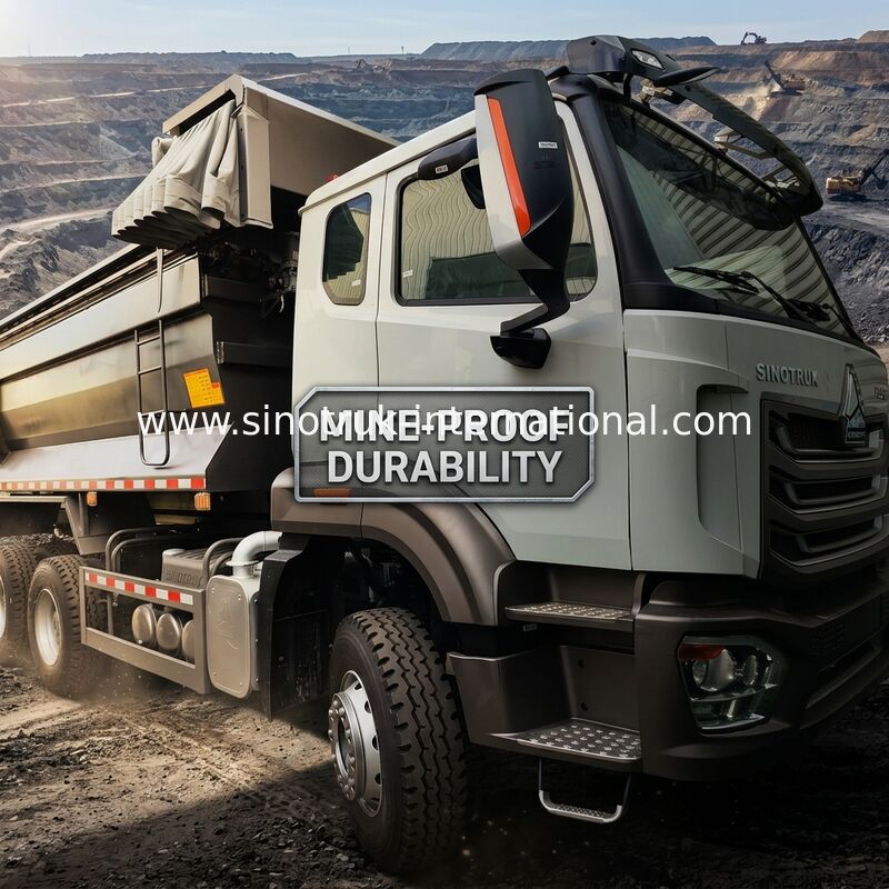 SINOTRUK HOWO LHD 6×4 10wheels U-type Dump Truck For 40Tons Minning