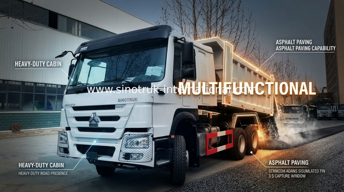 SINOTRUK HOWO Tipper Truck 6X4 336HP LHD 10 Wheels 25 Tons ZZ3257N3847B1