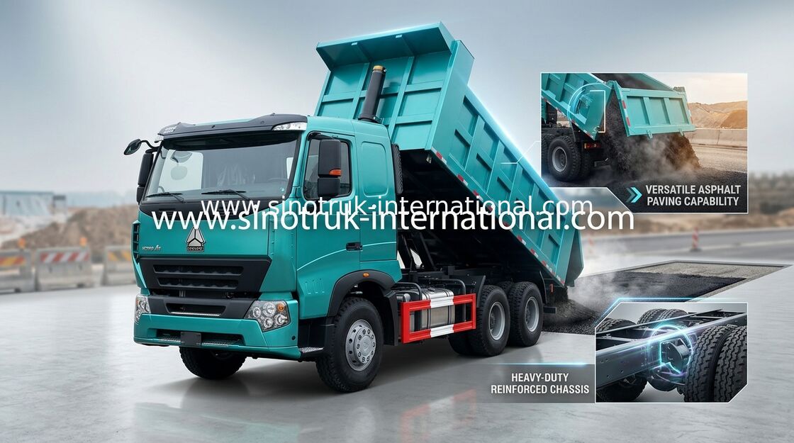 266HP To 420HP Tipper Dump Truck SINOTRUK HOWO A7 Reliable Performance