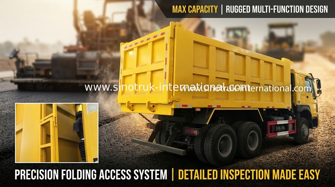 Euro 2 HOWO Tipper 6x4 Sinotruk Dump Truck / Huge Dump Truck 30-40 Tons