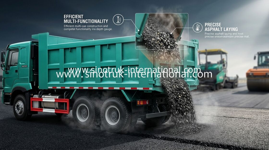 30-40 Tons RHD 10 Wheels Tipper Dump Truck SINOTRUK HOWO A7 For Construction