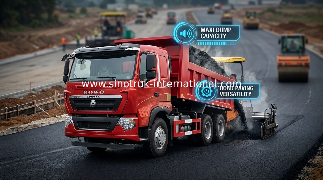 360HP LHD 30 - 40 Tons Sinotruk Howo 6x4 Dump Truck Howo Tipper Truck International
