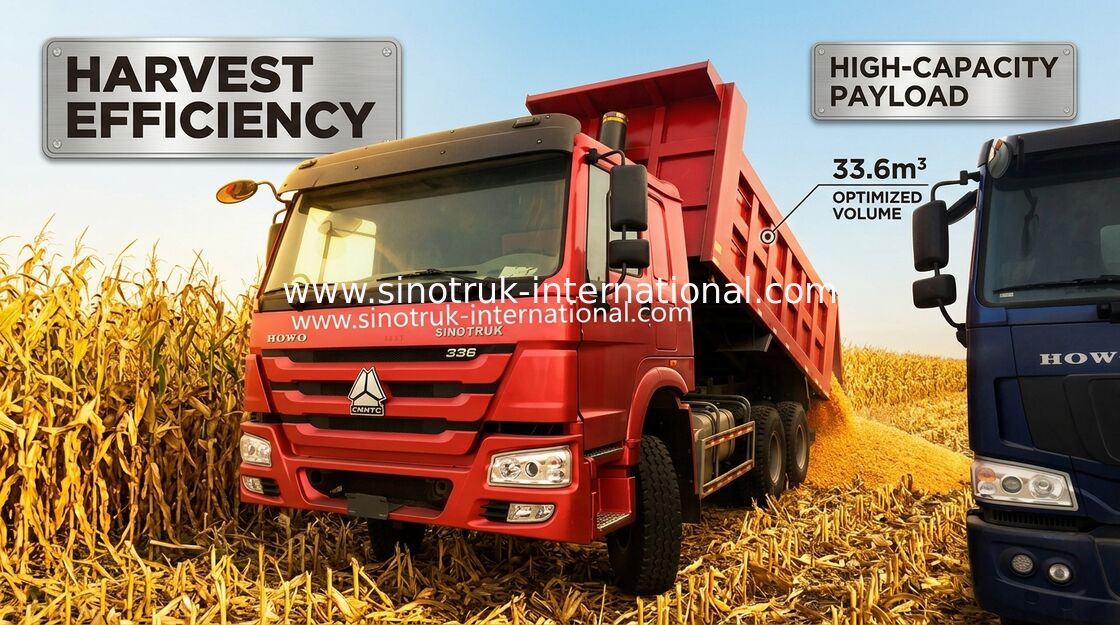 6 X 4 371HP Heavy Duty Muck Tipper Dump Truck For Carrying Muck Easy Operation